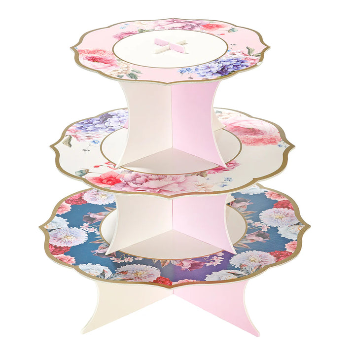 Vintage Style 3-Tier Reversible Cake Stand