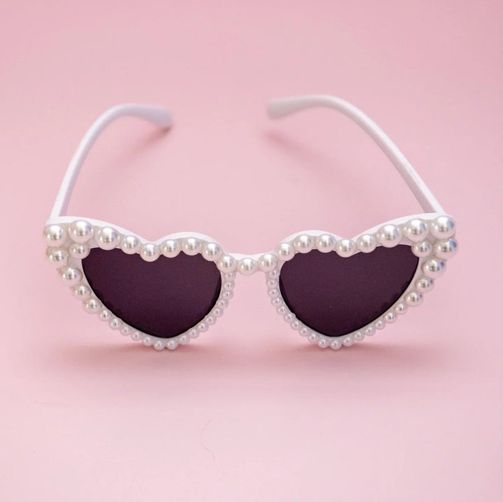 Pearl Heart Shaped Sunglasses