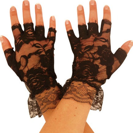 Lace Fingerless Gloves