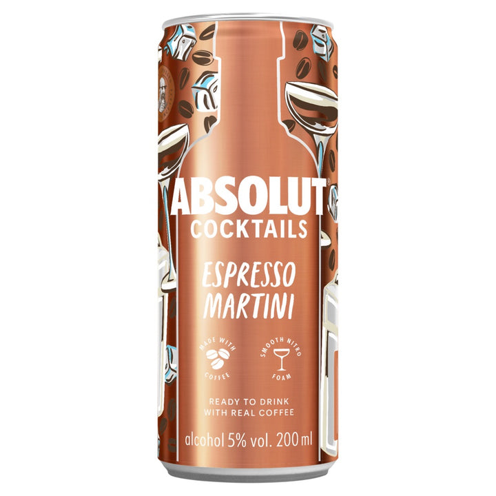 Absolut Espresso Martini Cocktail Can