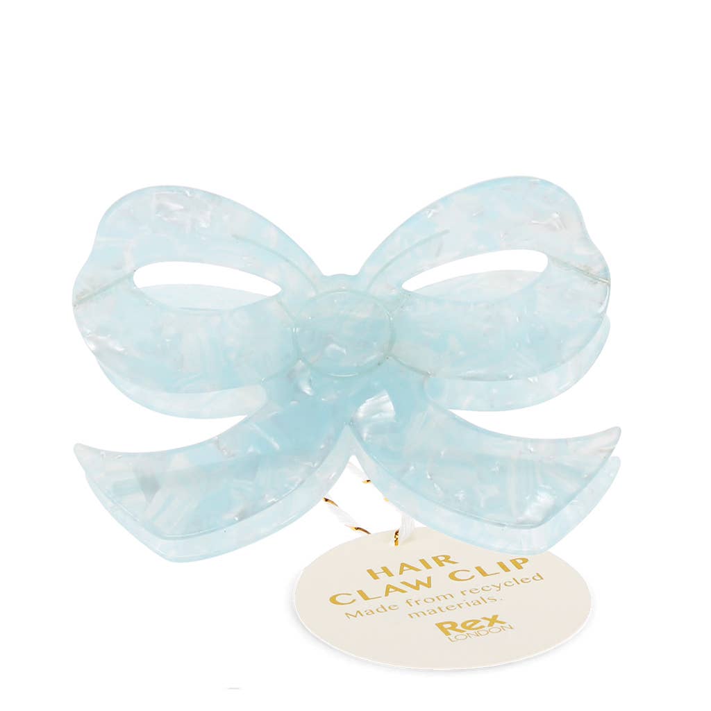 Blue Bow Hair Claw Clip