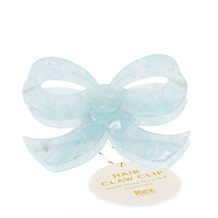 Blue Bow Hair Claw Clip