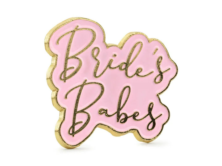 Pink Bride's Babes Lapel Pin