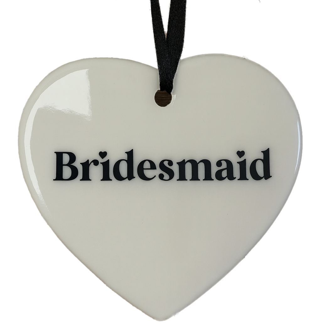 Bridesmaid Heart Keepsake