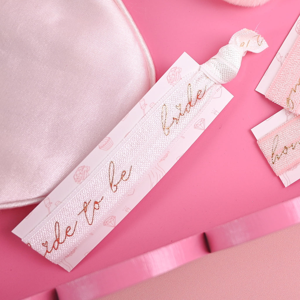 Bride To Be Script Hair Tie