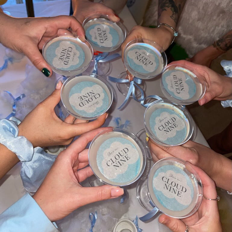 Shes On Cloud Nine Cocktail Toppers Set 10