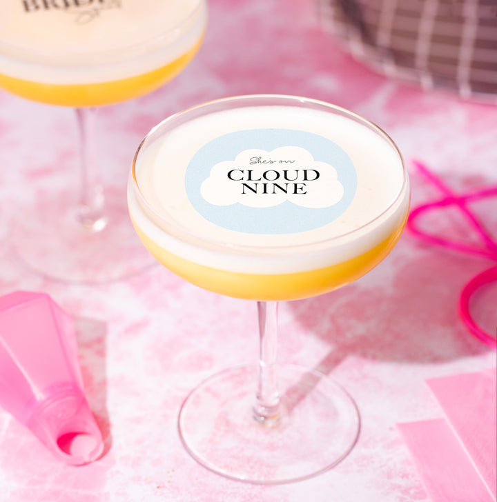 She's On Cloud Nine Cocktail Toppers | Set of 10