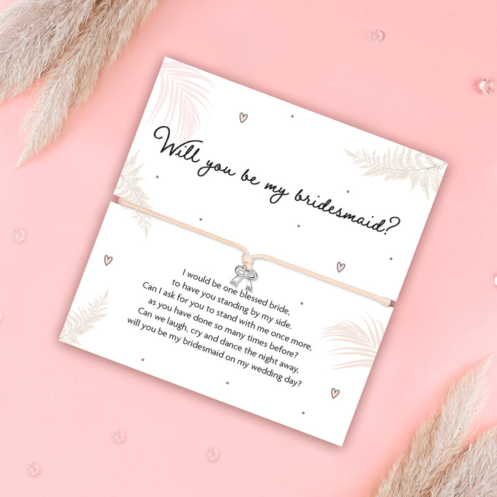 Bridesmaid Proposal Bow Bracelet
