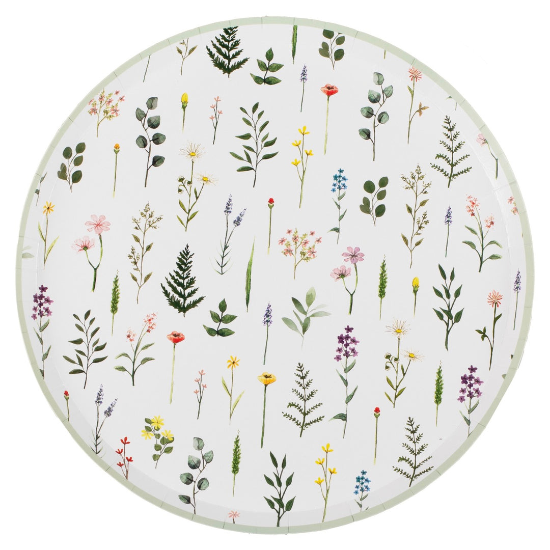 Bridal Bloom Paper Plate