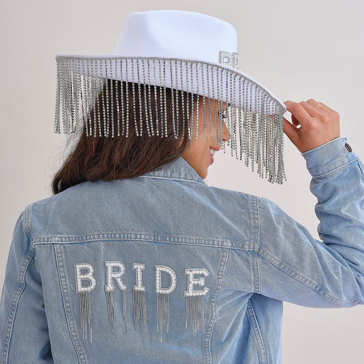 Bride Patches with Embellished Tassels