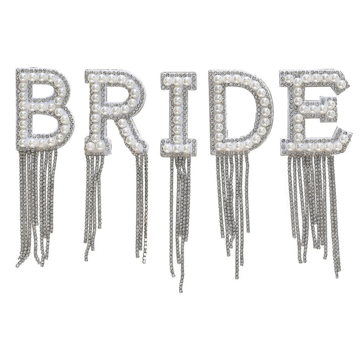 Bride Patches with Embellished Tassels