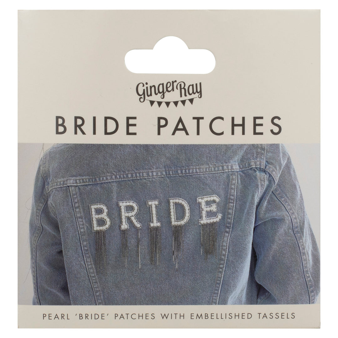 Bride Patches with Embellished Tassels