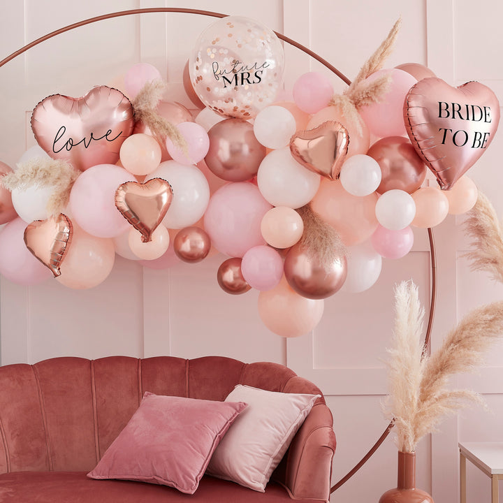 Future Mrs Rose Gold Balloon Arch Kit | Hen Party Balloons