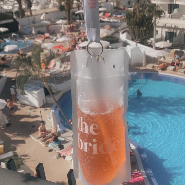 The Bride Drinks Pouch with Lanyard