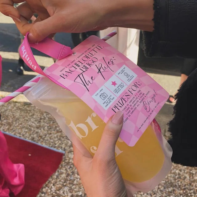 The Bride Drinks Pouch with Lanyard