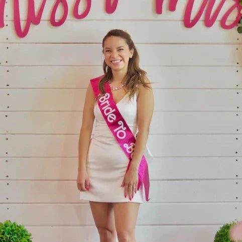 Pink sash for dress online