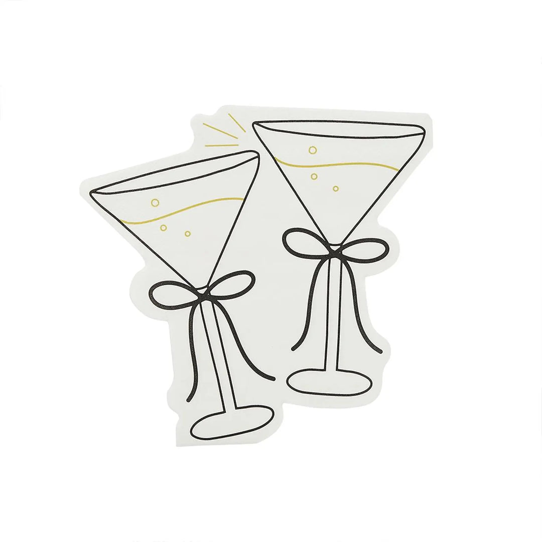Cocktail Shape Napkins