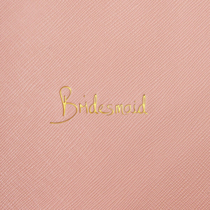 Bridesmaid Pouch in Rose Pink