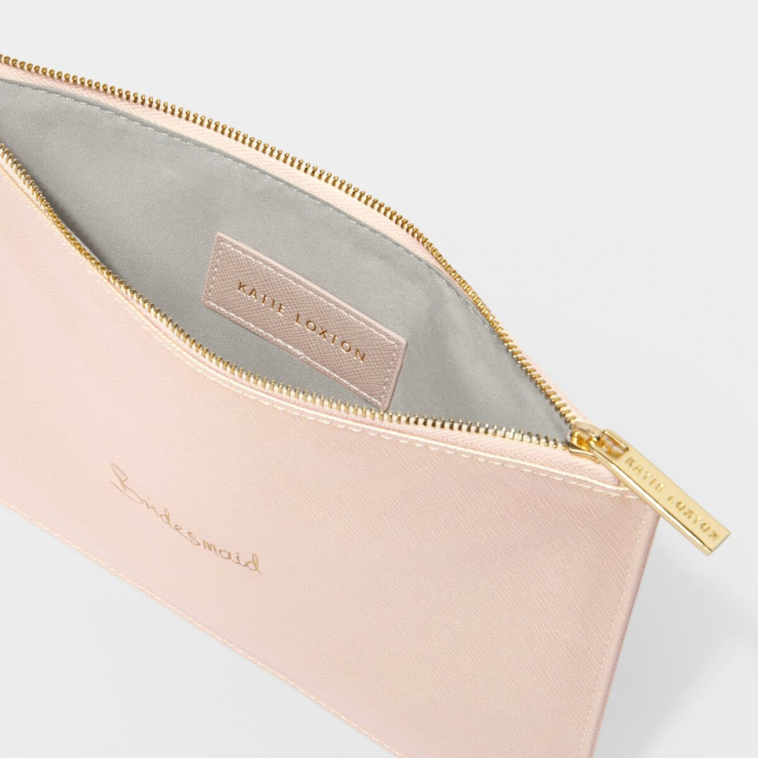 Bridesmaid Pouch in Rose Gold