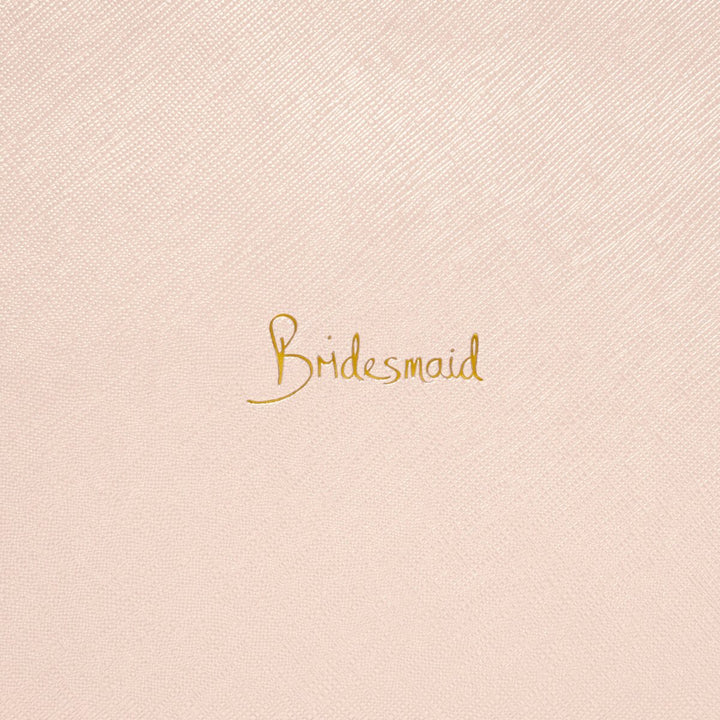 Bridesmaid Pouch in Rose Gold