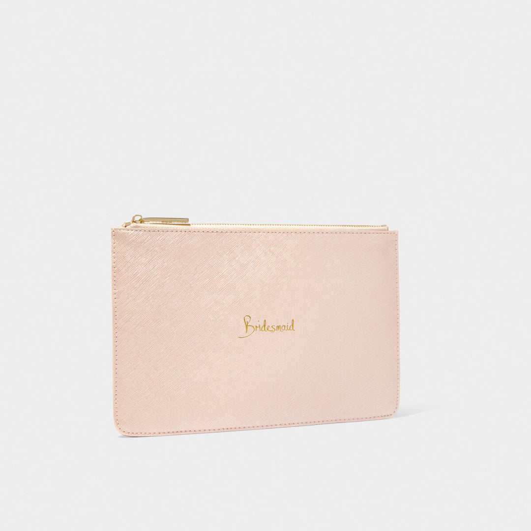 Bridesmaid Pouch in Rose Gold