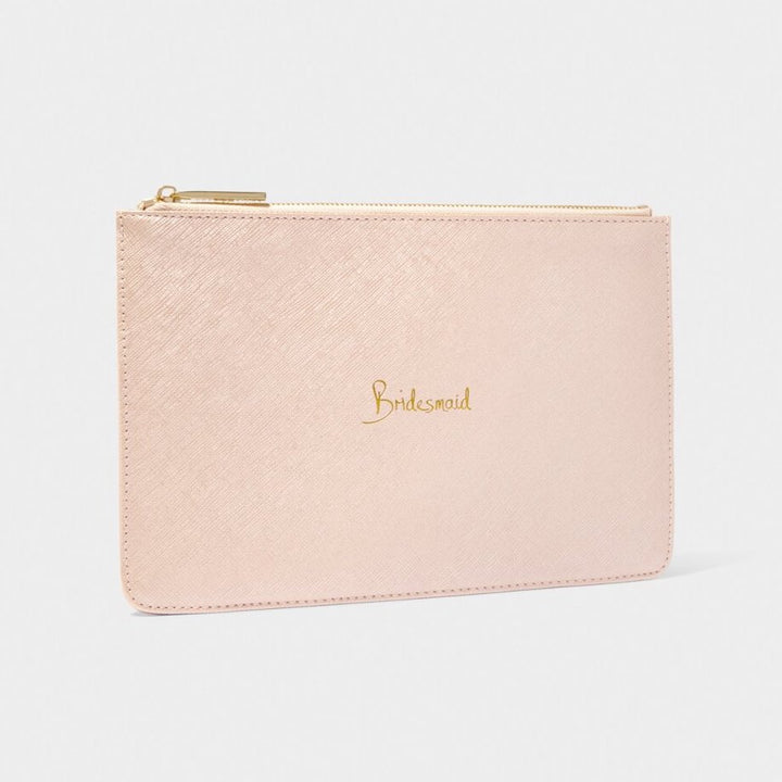 Bridesmaid Pouch in Rose Gold