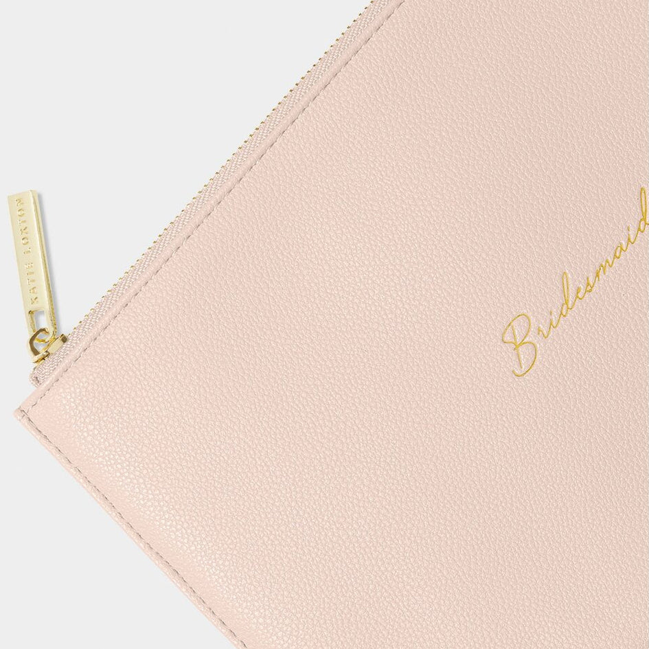 Bridesmaid Pouch in Light Pink