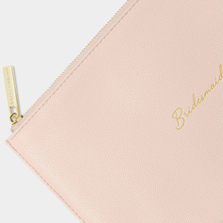 Bridesmaid Pouch in Light Pink