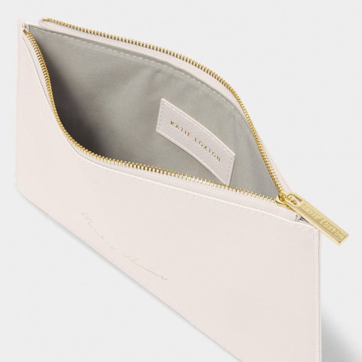 Maid of Honour Pouch in Pearlescent White