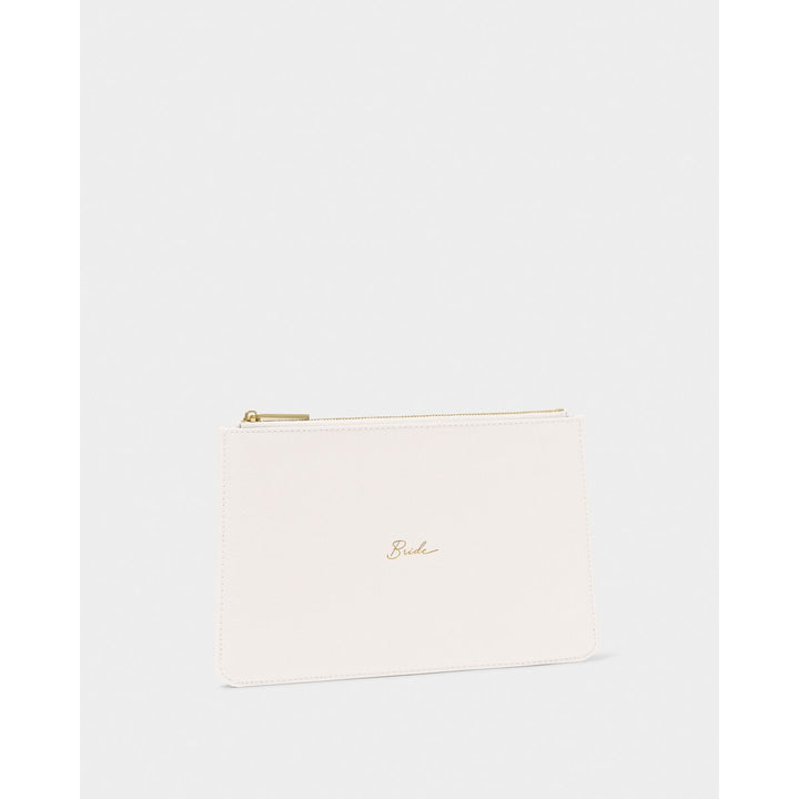 Bride Pouch in Pearlescent White