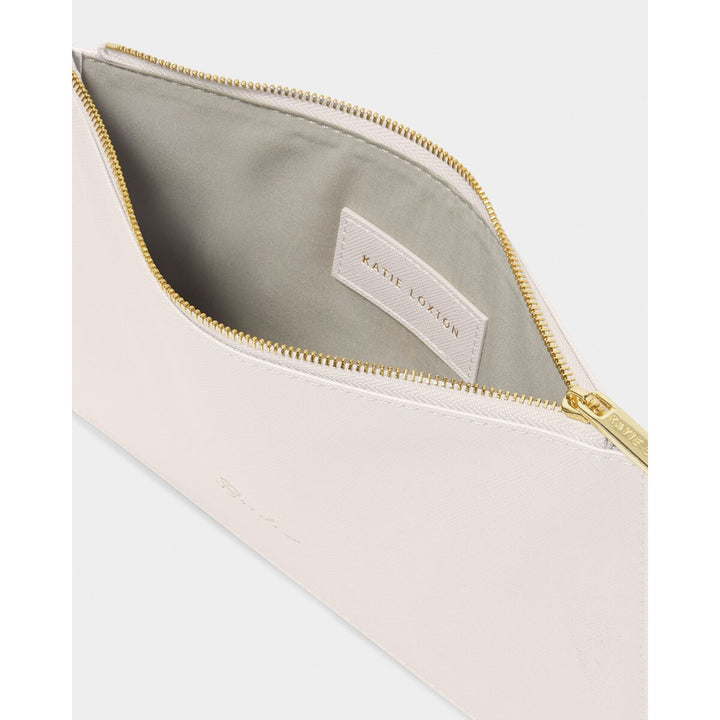 Bride Pouch in Pearlescent White