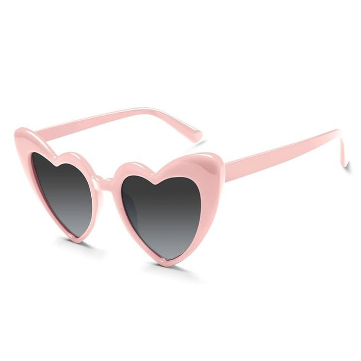 Pink Heart Shaped Sunglasses