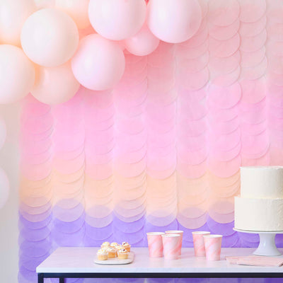 Pastel Balloon Garland  Pastel Rainbow Party Decorations – Swanky Party Box