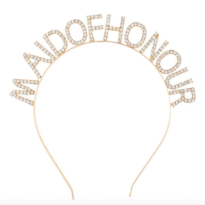Maid of Honour Rhinestone Headband