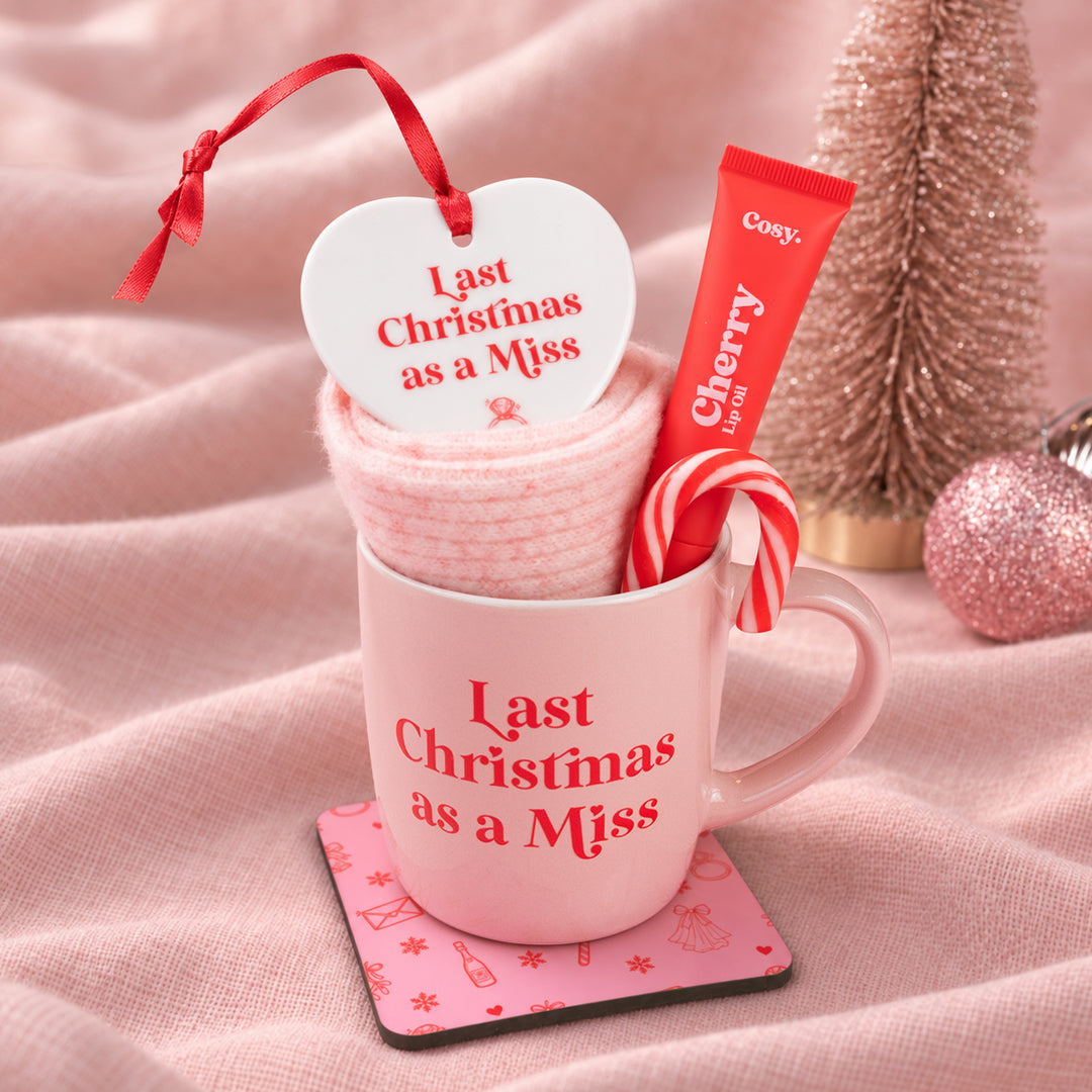 Last Christmas As A Miss Mug Gift Set