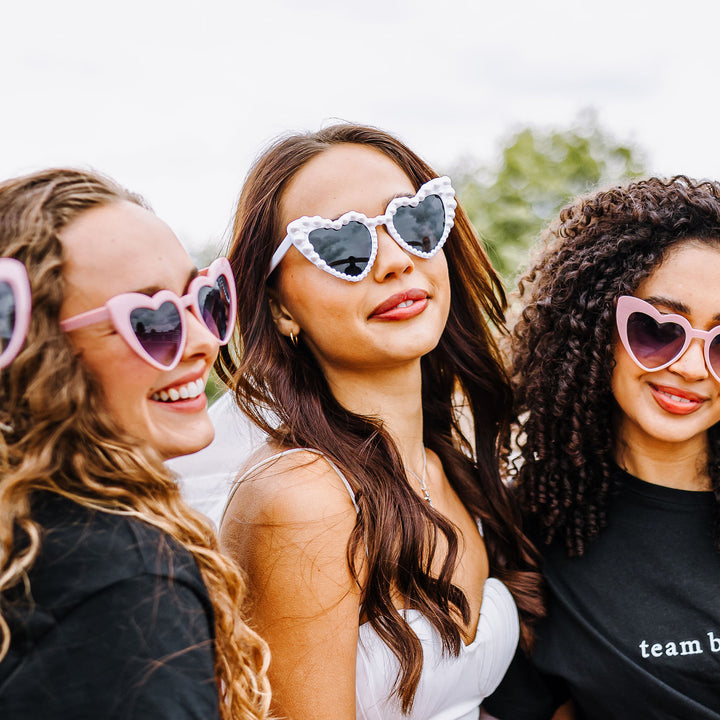 Pearl Heart Shaped Sunglasses