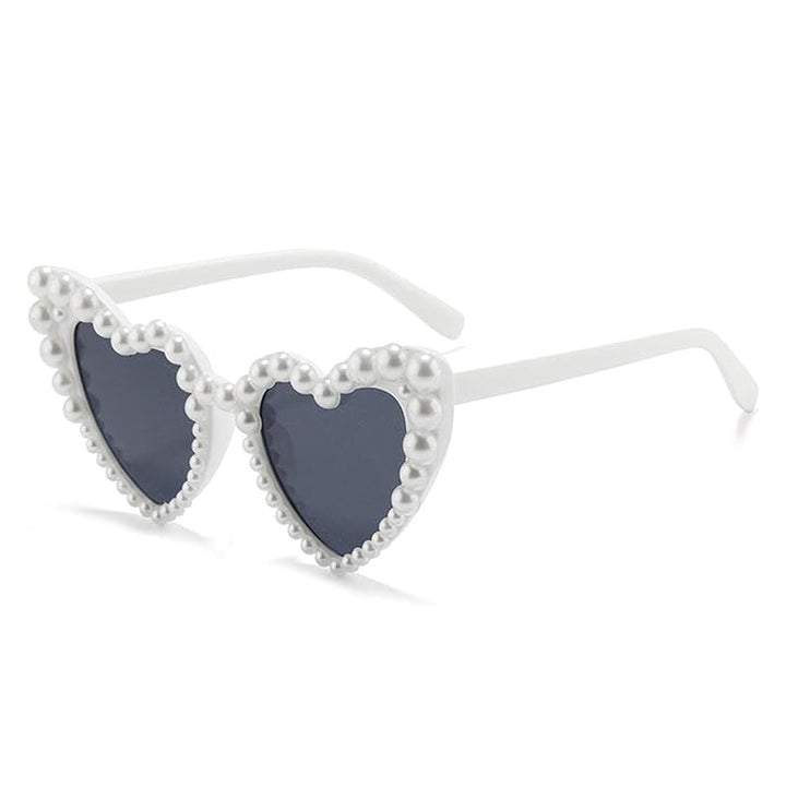 Pearl Heart Shaped Sunglasses