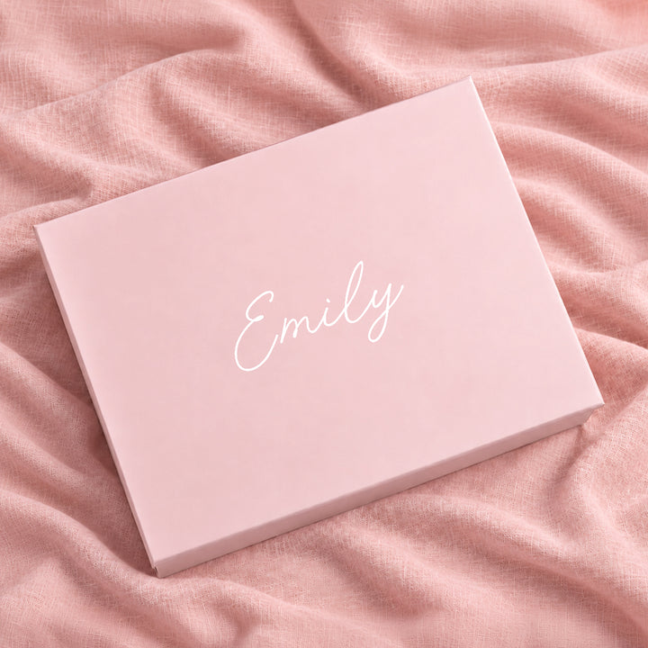 Personalised Pink Magnetic Keepsake Gift Box