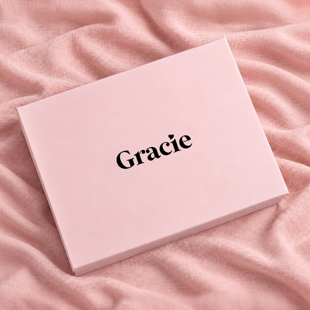 Personalised Pink Magnetic Keepsake Gift Box