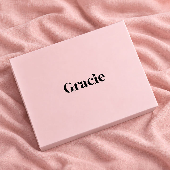Personalised Pink Magnetic Keepsake Gift Box