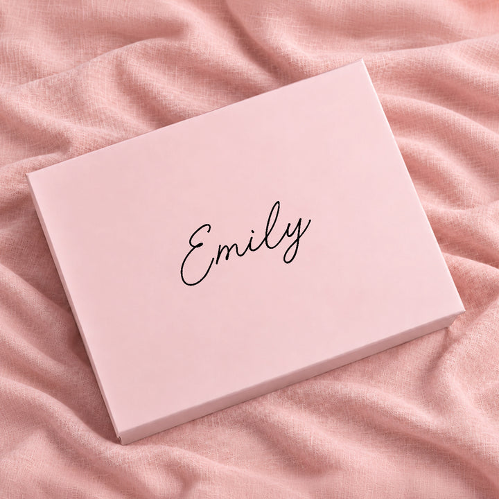 Personalised Pink Magnetic Keepsake Gift Box