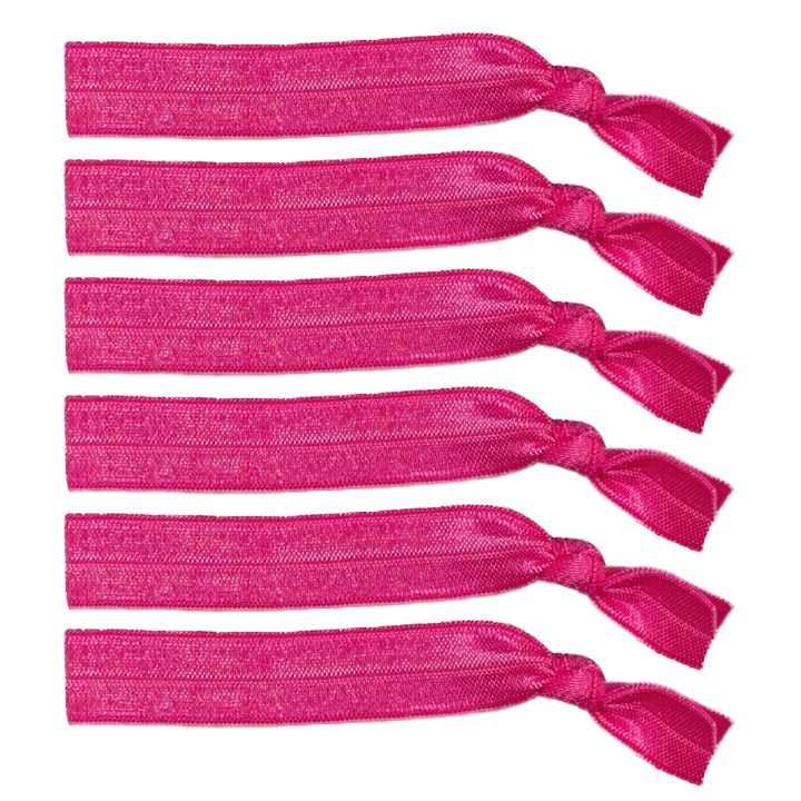 6 x Pink & Gold Hair Ties - Team Hen