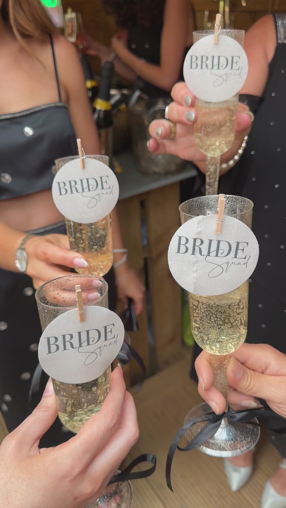 Bride Squad Cocktail Toppers | Set of 10