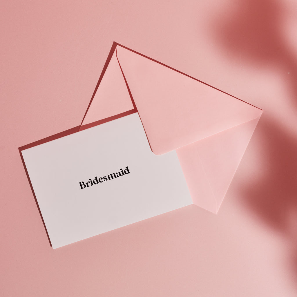 Bridesmaid Greeting Card