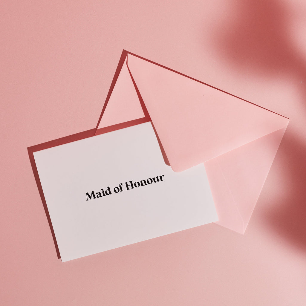 Maid Honour Greeting Card
