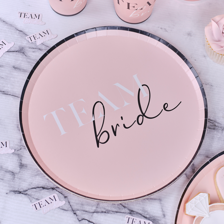 Team Bride Hen Party Paper Plates