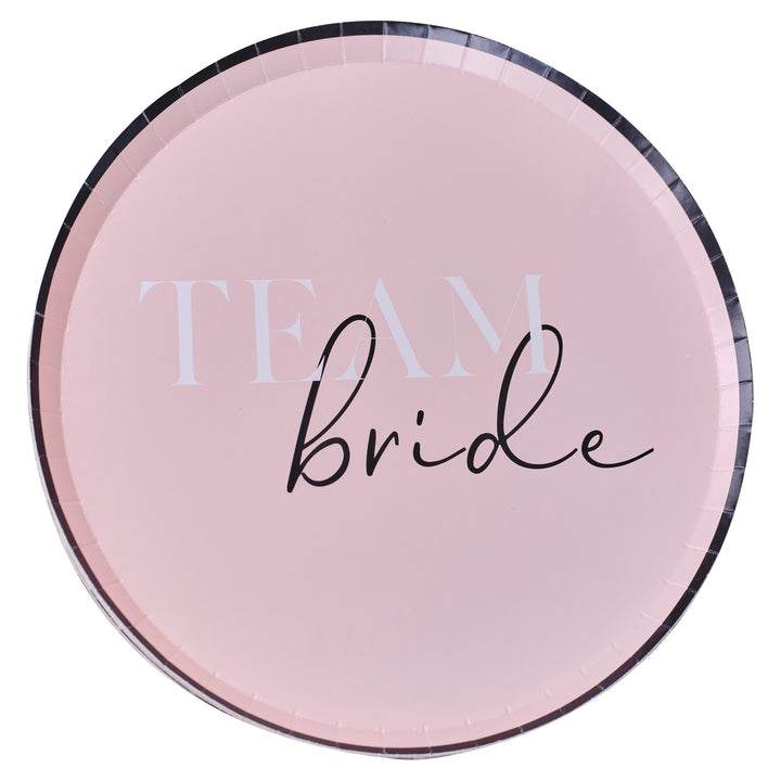 Team Bride Hen Party Paper Plates