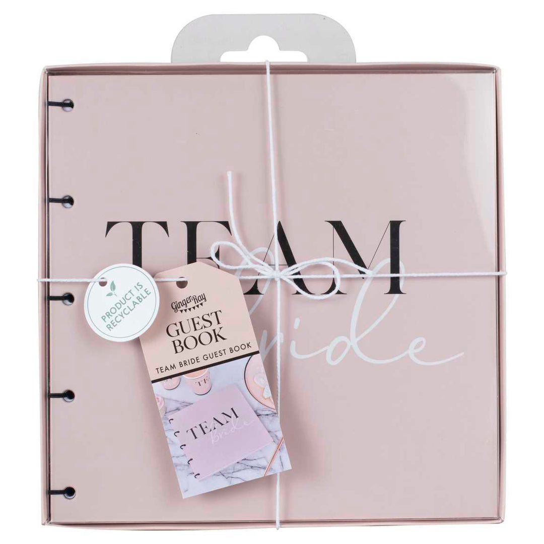 Team Bride Hen Party Guest Book