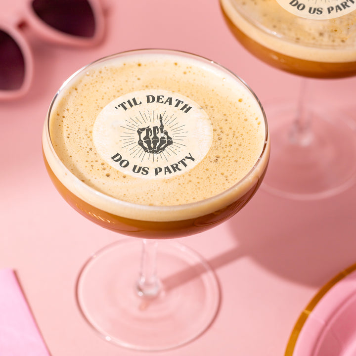 'Til Death Do Us Party Cocktail Toppers | Set of 10