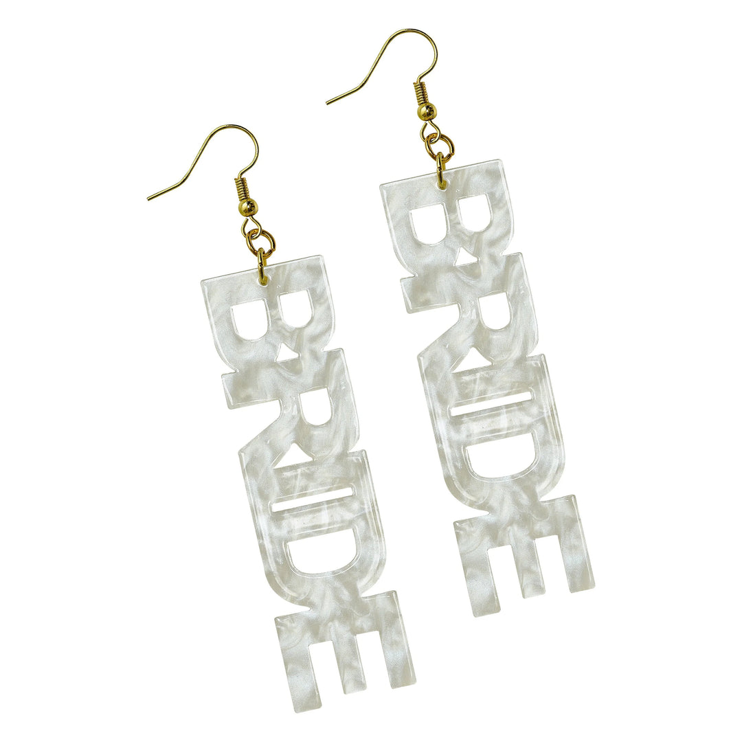 Pearlised 'Bride' Earrings